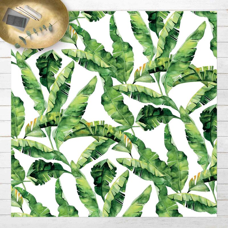 Alfombras vinílicas - Banana Leaf Watercolour Pattern - Cuadrado 1:1 Dimensión LxA: 100cm x 100cm
Alfombras vinílicas - Banana Leaf Watercolour Pattern - Cuadrado 1:1 Dimensión LxA: 100cm x 100cm