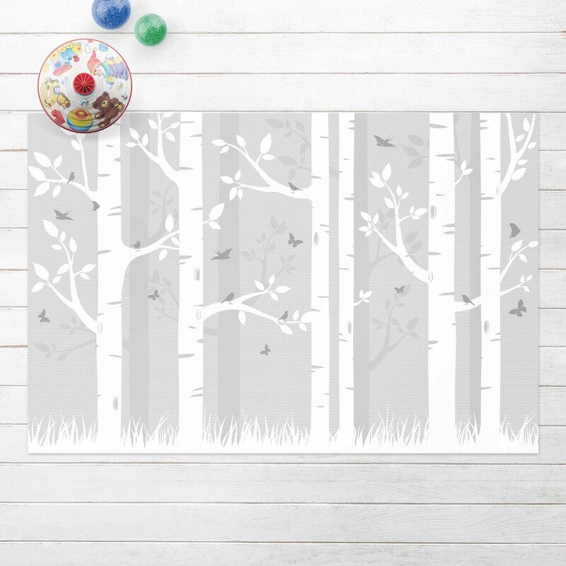Alfombras vinílicas - Birch Forest With Butterflies And Birds - Apaisado 2:3 Dimensión LxA: 100cm x 150cm
Alfombras vinílicas - Birch Forest With Butterflies And Birds - Apaisado 2:3 Dimensión LxA: 100cm x 150cm