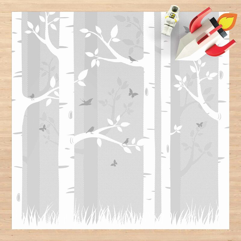 Bilderwelten - Alfombras vinílicas - Birch Forest With Butterflies And Birds - Cuadrado 1:1 Dimensión LxA: 140cm x 140cm
Bilderwelten - Alfombras vinílicas - Birch Forest With Butterflies And Birds - Cuadrado 1:1 Dimensión LxA: 140cm x 140cm