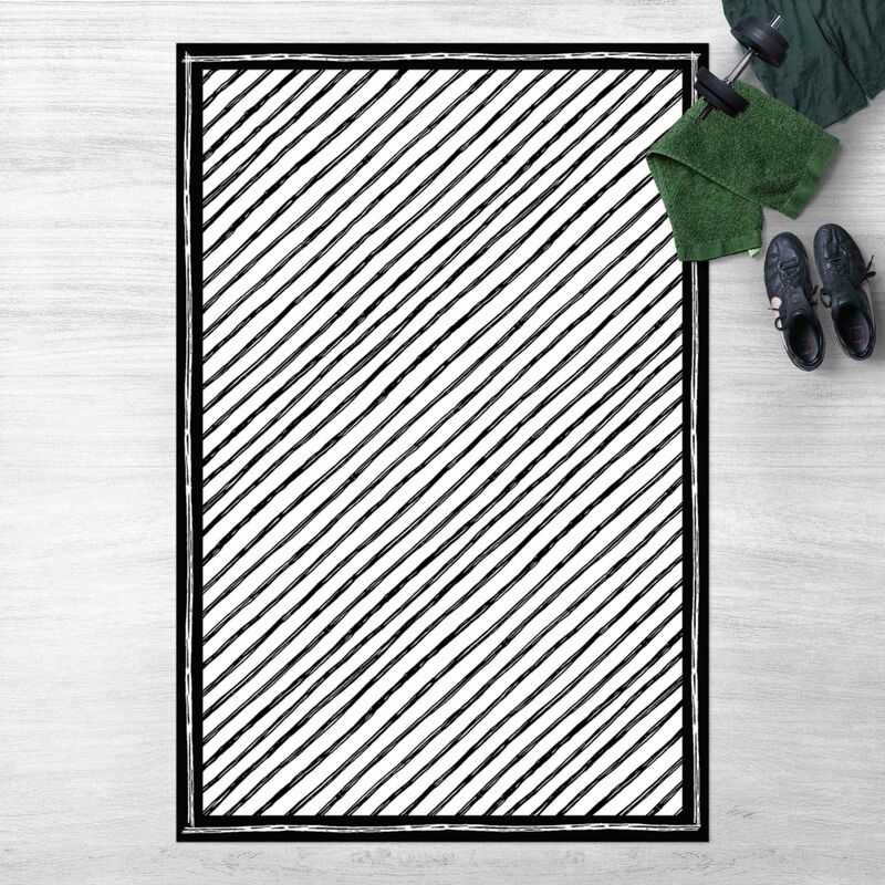 Alfombras vinílicas - Black Ink Line Pattern With Frame - Alto 3:2 Dimensión LxA: 210cm x 140cm
Alfombras vinílicas - Black Ink Line Pattern With Frame - Alto 3:2 Dimensión LxA: 210cm x 140cm