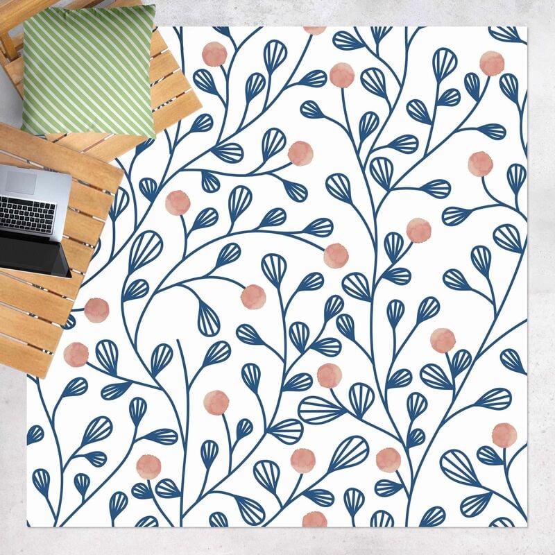 Alfombras vinílicas - Blue Plant Pattern With Dots In LIght Pink - Cuadrado 1:1 Dimensión LxA: 60cm x 60cm
Alfombras vinílicas - Blue Plant Pattern With Dots In LIght Pink - Cuadrado 1:1 Dimensión LxA: 60cm x 60cm