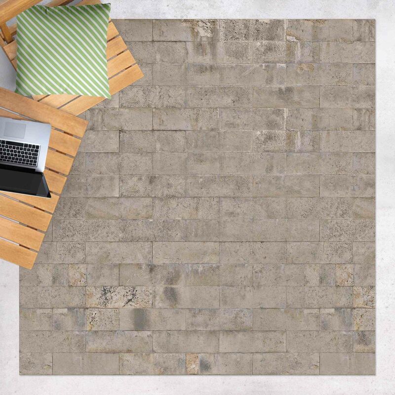 Bilderwelten - Alfombras vinílicas - Brick Wallpaper Concrete - Cuadrado 1:1 Dimensión LxA: 120cm x 120cm
Bilderwelten - Alfombras vinílicas - Brick Wallpaper Concrete - Cuadrado 1:1 Dimensión LxA: 120cm x 120cm
