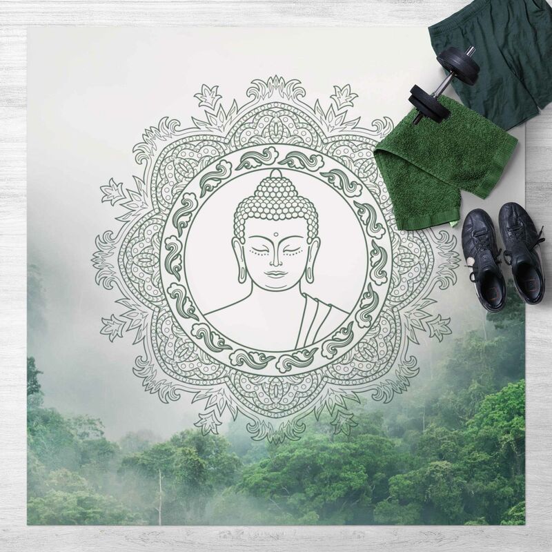 Alfombras vinílicas - Buddha Mandala In Fog - Cuadrado 1:1 Dimensión LxA: 40cm x 40cm
Alfombras vinílicas - Buddha Mandala In Fog - Cuadrado 1:1 Dimensión LxA: 40cm x 40cm