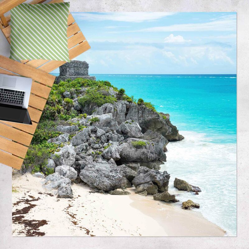 Bilderwelten - Alfombras vinílicas - Caribbean Coast Tulum Ruins - Cuadrado 1:1 Dimensión LxA: 40cm x 40cm
Bilderwelten - Alfombras vinílicas - Caribbean Coast Tulum Ruins - Cuadrado 1:1 Dimensión LxA: 40cm x 40cm