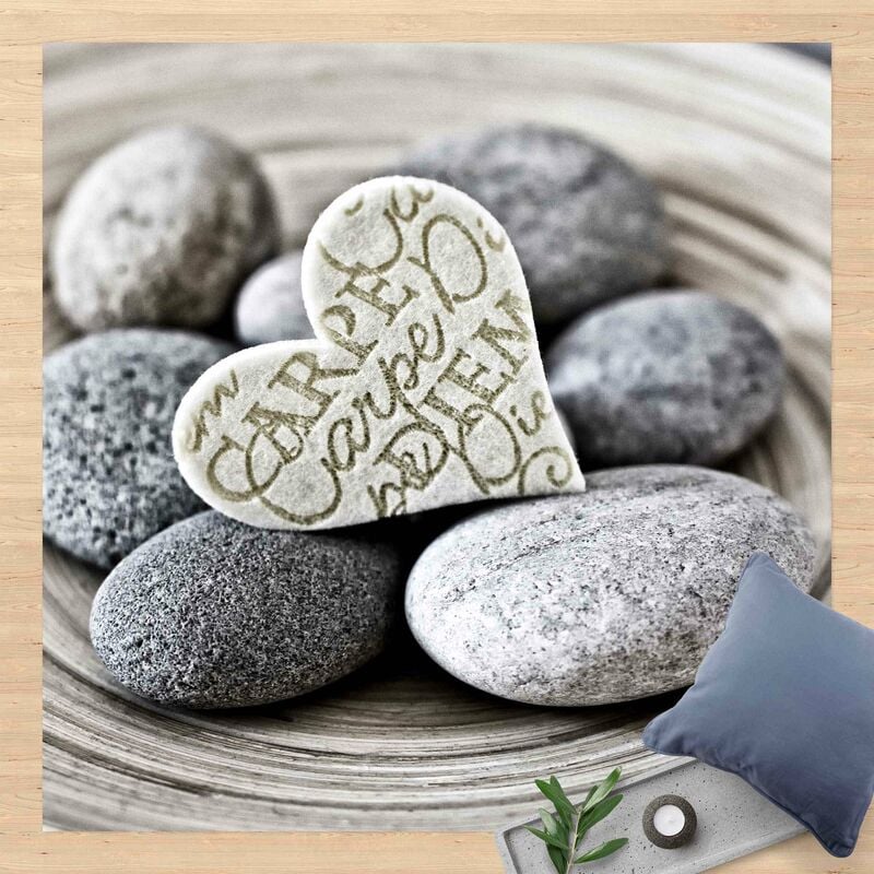Bilderwelten - Alfombras vinílicas - Carpe Diem Heart With Stones - Cuadrado 1:1 Dimensión LxA: 120cm x 120cm
Bilderwelten - Alfombras vinílicas - Carpe Diem Heart With Stones - Cuadrado 1:1 Dimensión LxA: 120cm x 120cm