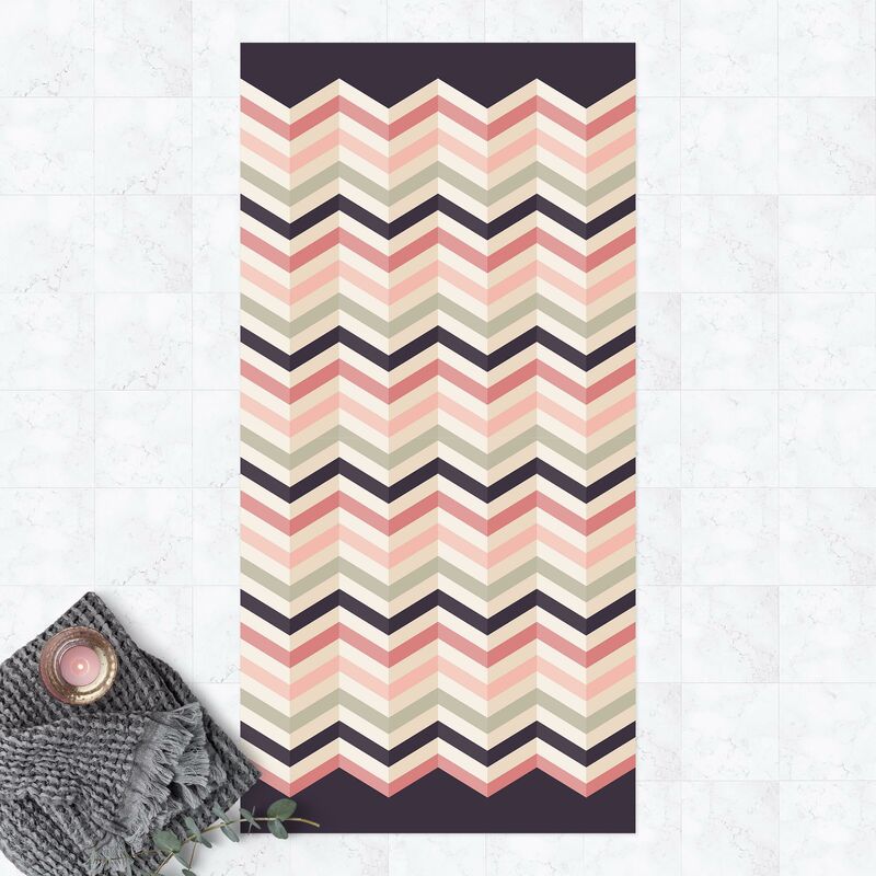 Bilderwelten - Alfombras vinílicas - Chevron Powder With Angular Stripes - Alto 2:1 Dimensión LxA: 200cm x 100cm
Bilderwelten - Alfombras vinílicas - Chevron Powder With Angular Stripes - Alto 2:1 Dimensión LxA: 200cm x 100cm