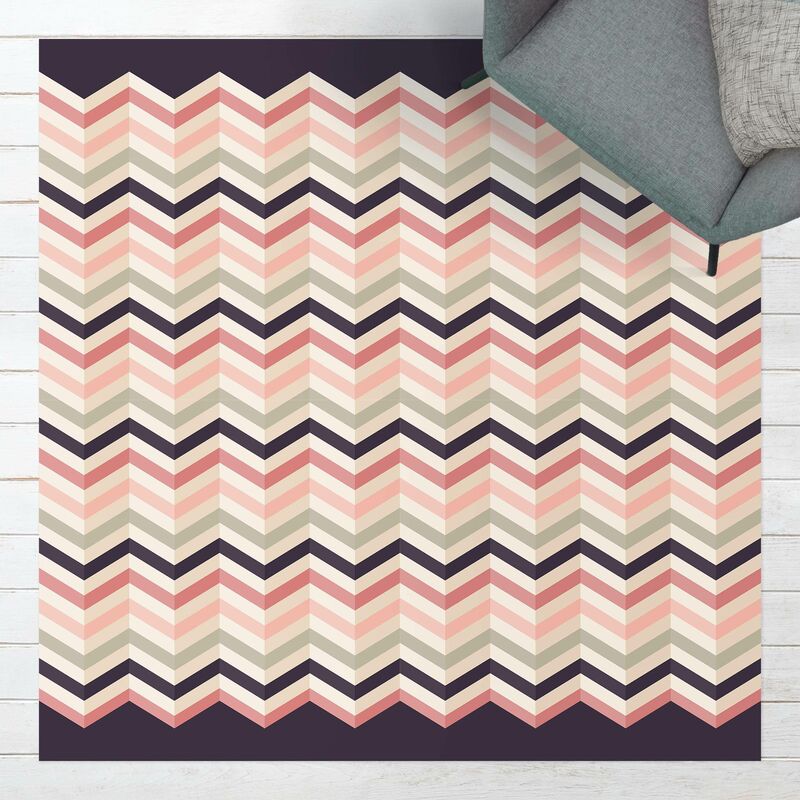 Alfombras vinílicas - Chevron Powder With Angular Stripes - Cuadrado 1:1 Dimensión LxA: 100cm x 100cm
Alfombras vinílicas - Chevron Powder With Angular Stripes - Cuadrado 1:1 Dimensión LxA: 100cm x 100cm