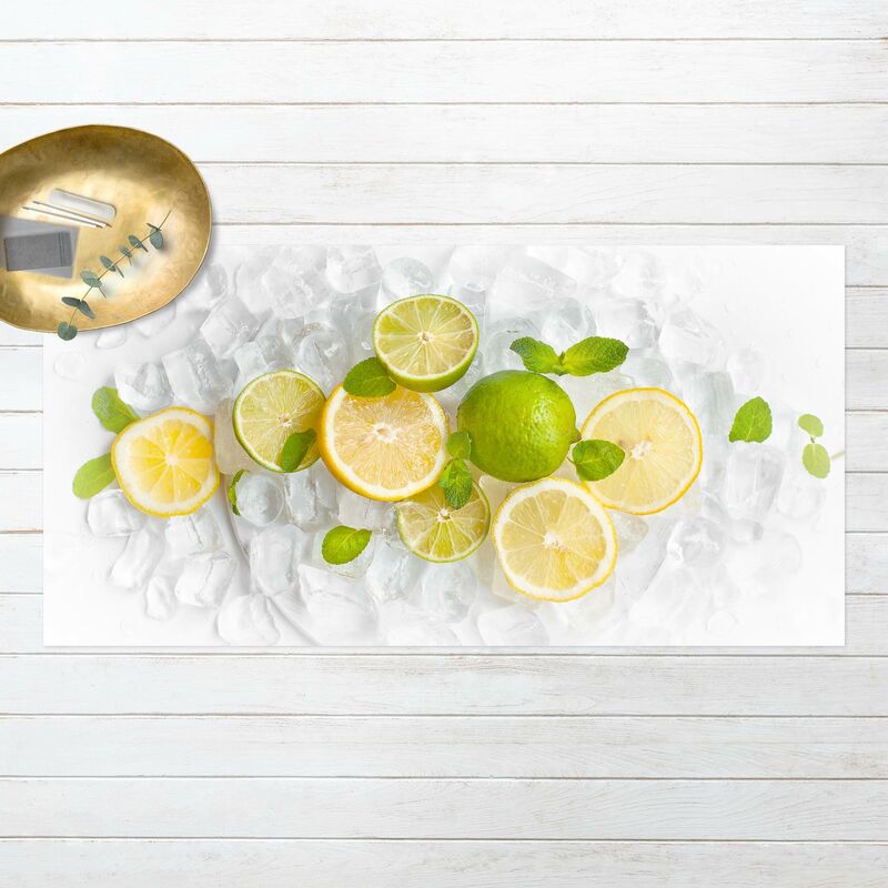 Alfombras vinílicas - Citrus Fruit On Ice Cubes - Apaisado 1:2 Dimensión LxA: 70cm x 140cm
Alfombras vinílicas - Citrus Fruit On Ice Cubes - Apaisado 1:2 Dimensión LxA: 70cm x 140cm