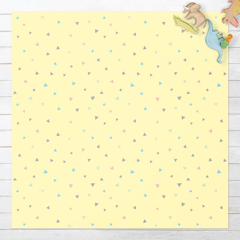 Alfombras vinílicas - Colourful Drawn Pastel Triangles On Yellow - Cuadrado 1:1 Dimensión LxA: 100cm x 100cm
Alfombras vinílicas - Colourful Drawn Pastel Triangles On Yellow - Cuadrado 1:1 Dimensión LxA: 100cm x 100cm
