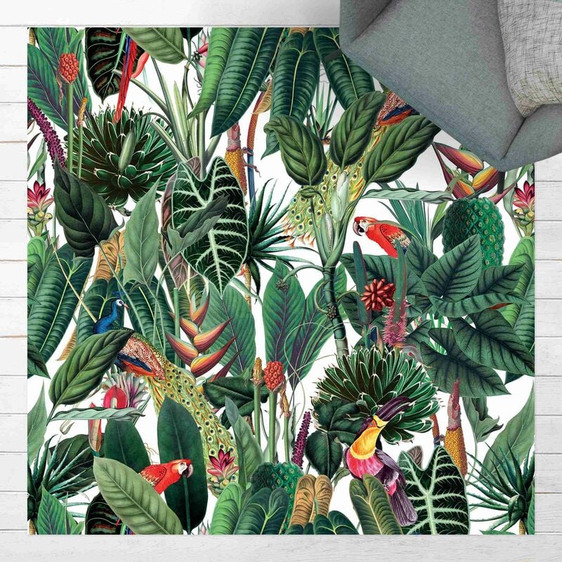 Bilderwelten - Alfombras vinílicas - Colourful Tropical Rainforest Pattern - Cuadrado 1:1 Dimensión LxA: 140cm x 140cm
Bilderwelten - Alfombras vinílicas - Colourful Tropical Rainforest Pattern - Cuadrado 1:1 Dimensión LxA: 140cm x 140cm