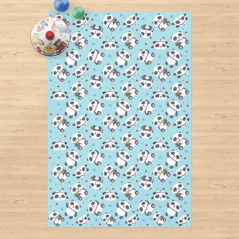 Alfombras vinílicas - Cute Panda With Paw Prints And Hearts Pastel Blue - Alto 3:2 Dimensión LxA: 90cm x 60cm
Alfombras vinílicas - Cute Panda With Paw Prints And Hearts Pastel Blue - Alto 3:2 Dimensión LxA: 90cm x 60cm