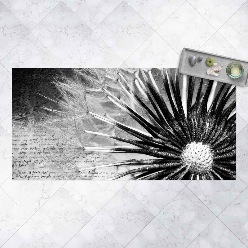 Bilderwelten - Alfombras vinílicas - Dandelion Black & White - Apaisado 1:2 Dimensión LxA: 40cm x 80cm
Bilderwelten - Alfombras vinílicas - Dandelion Black & White - Apaisado 1:2 Dimensión LxA: 40cm x 80cm