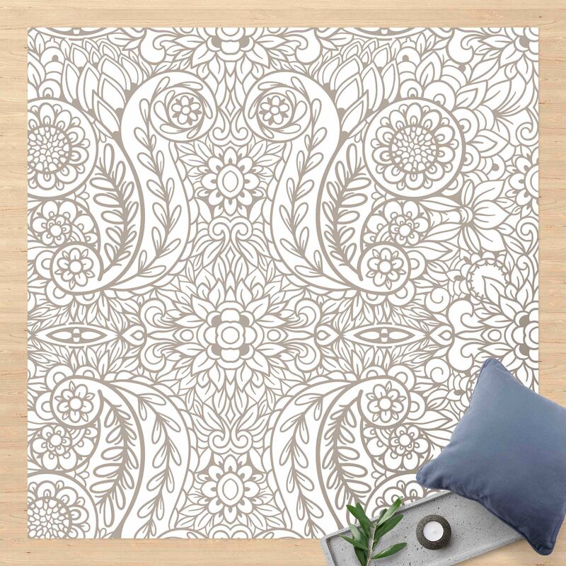 Bilderwelten - Alfombras vinílicas - Detailed Art Nouveau Pattern In Gray Beige - Cuadrado 1:1 Dimensión LxA: 100cm x 100cm
Bilderwelten - Alfombras vinílicas - Detailed Art Nouveau Pattern In Gray Beige - Cuadrado 1:1 Dimensión LxA: 100cm x 100cm
