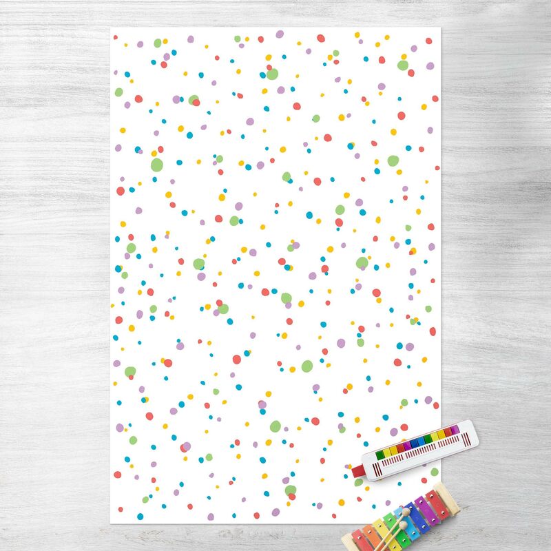 Alfombras vinílicas - Drawn Little Dots Colourful - Alto 3:2 Dimensión LxA: 180cm x 120cm
Alfombras vinílicas - Drawn Little Dots Colourful - Alto 3:2 Dimensión LxA: 180cm x 120cm