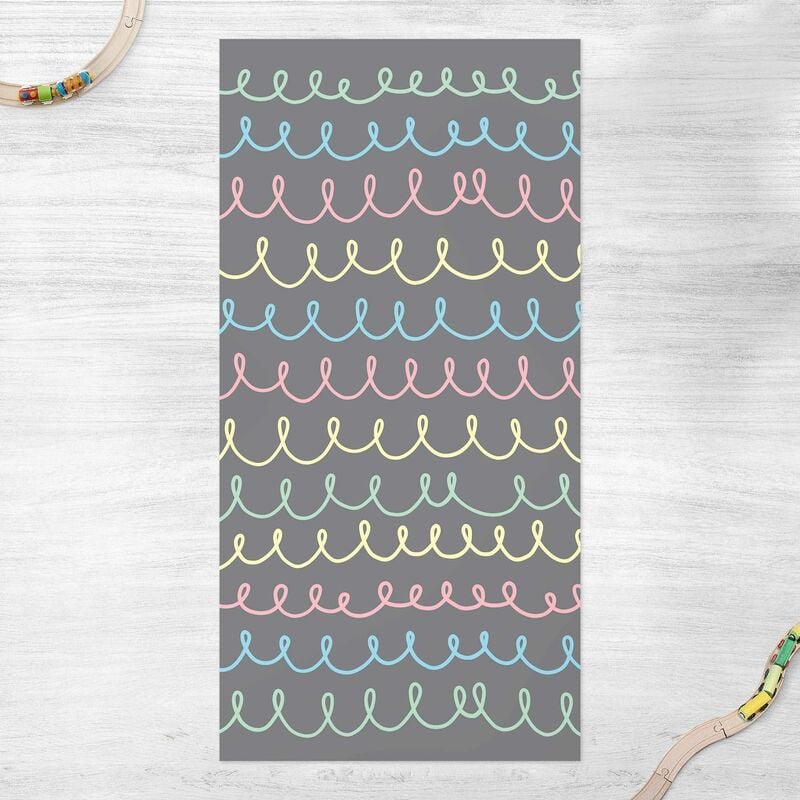 Bilderwelten - Alfombras vinílicas - Drawn Pastel Coloured Squiggly Lines On Grey Backdrop - Alto 2:1 Dimensión LxA: 80cm x 40cm
Bilderwelten - Alfombras vinílicas - Drawn Pastel Coloured Squiggly Lines On Grey Backdrop - Alto 2:1 Dimensión LxA: 80cm x 40cm