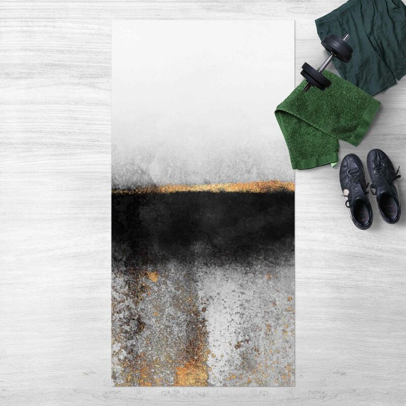 Alfombras vinílicas - Elisabeth Fredriksson - Abstract Golden Horizon Black And White - Alto 2:1 Dimensión LxA: 80cm x 40cm
Alfombras vinílicas - Elisabeth Fredriksson - Abstract Golden Horizon Black And White - Alto 2:1 Dimensión LxA: 80cm x 40cm