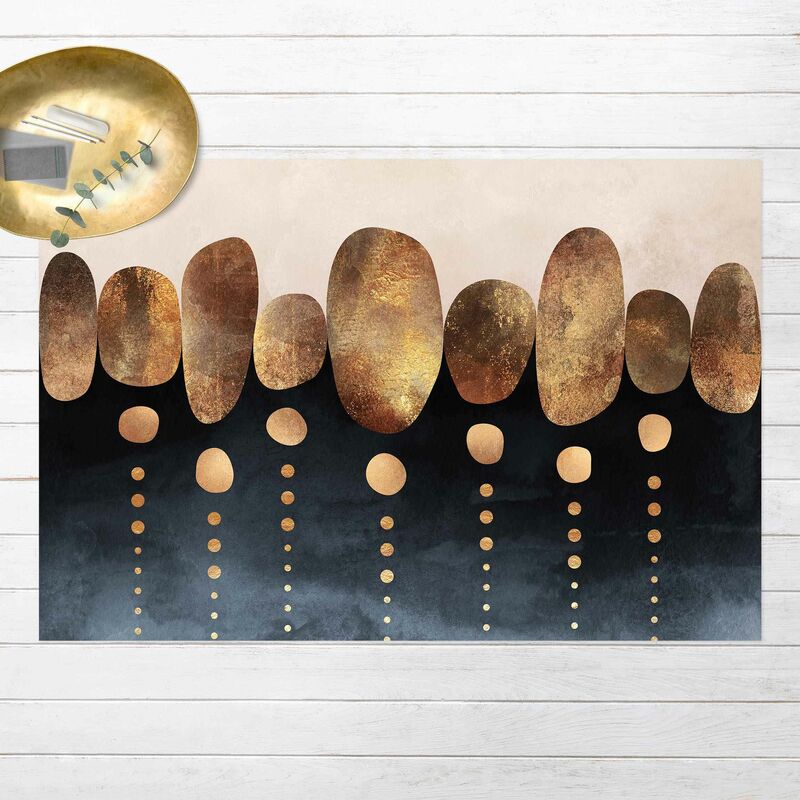Alfombras vinílicas - Elisabeth Fredriksson - Abstract Golden Stones - Apaisado 2:3 Dimensión LxA: 40cm x 60cm
Alfombras vinílicas - Elisabeth Fredriksson - Abstract Golden Stones - Apaisado 2:3 Dimensión LxA: 40cm x 60cm