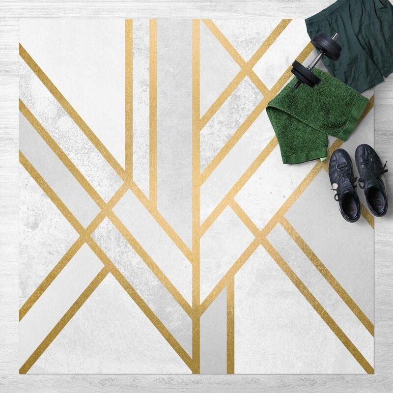 Bilderwelten - Alfombras vinílicas - Elisabeth Fredriksson - Art Deco Geometry White Gold - Cuadrado 1:1 Dimensión LxA: 40cm x 40cm
Bilderwelten - Alfombras vinílicas - Elisabeth Fredriksson - Art Deco Geometry White Gold - Cuadrado 1:1 Dimensión LxA: 40cm x 40cm