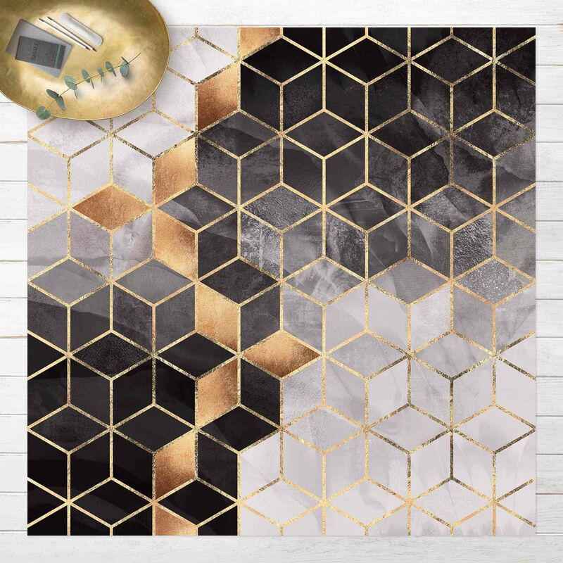 Bilderwelten - Alfombras vinílicas - Elisabeth Fredriksson - Black And White Golden Geometry - Cuadrado 1:1 Dimensión LxA: 40cm x 40cm
Bilderwelten - Alfombras vinílicas - Elisabeth Fredriksson - Black And White Golden Geometry - Cuadrado 1:1 Dimensión LxA: 40cm x 40cm