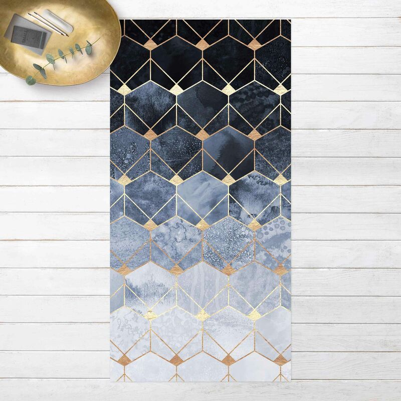 Alfombras vinílicas - Elisabeth Fredriksson - Blue Geometry Golden Art Deco - Alto 2:1 Dimensión LxA: 100cm x 50cm
Alfombras vinílicas - Elisabeth Fredriksson - Blue Geometry Golden Art Deco - Alto 2:1 Dimensión LxA: 100cm x 50cm