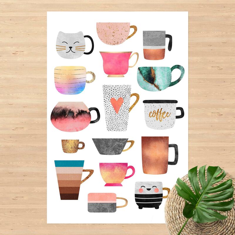 Alfombras vinílicas - Elisabeth Fredriksson - Colourful Mugs With Gold - Alto 3:2 Dimensión LxA: 60cm x 40cm
Alfombras vinílicas - Elisabeth Fredriksson - Colourful Mugs With Gold - Alto 3:2 Dimensión LxA: 60cm x 40cm