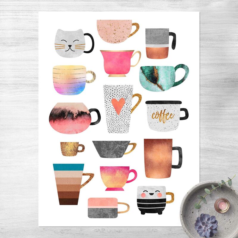 Alfombras vinílicas - Elisabeth Fredriksson - Colourful Mugs With Gold - Alto 4:3 Dimensión LxA: 120cm x 90cm
Alfombras vinílicas - Elisabeth Fredriksson - Colourful Mugs With Gold - Alto 4:3 Dimensión LxA: 120cm x 90cm