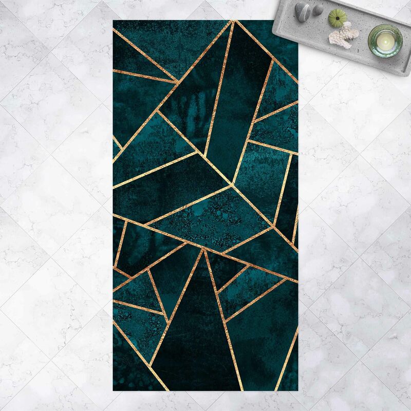 Bilderwelten - Alfombras vinílicas - Elisabeth Fredriksson - Dark Turquoise With Gold - Alto 2:1 Dimensión LxA: 180cm x 90cm
Bilderwelten - Alfombras vinílicas - Elisabeth Fredriksson - Dark Turquoise With Gold - Alto 2:1 Dimensión LxA: 180cm x 90cm