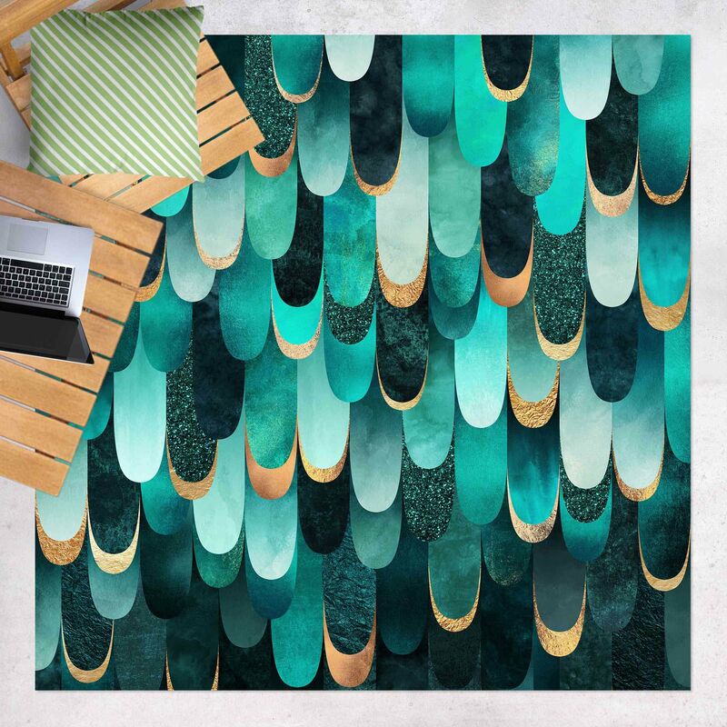Alfombras vinílicas - Elisabeth Fredriksson - Feathers Gold Turquoise - Cuadrado 1:1 Dimensión LxA: 80cm x 80cm
Alfombras vinílicas - Elisabeth Fredriksson - Feathers Gold Turquoise - Cuadrado 1:1 Dimensión LxA: 80cm x 80cm