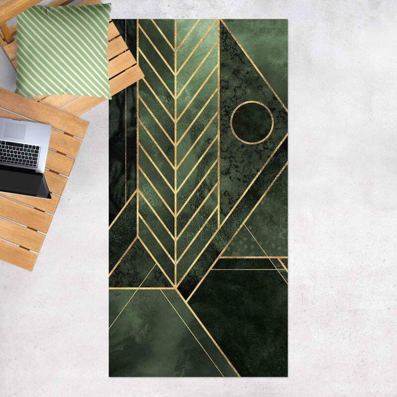 Alfombras vinílicas - Elisabeth Fredriksson - Geometric Shapes Emerald Gold - Alto 2:1 Dimensión LxA: 140cm x 70cm
Alfombras vinílicas - Elisabeth Fredriksson - Geometric Shapes Emerald Gold - Alto 2:1 Dimensión LxA: 140cm x 70cm