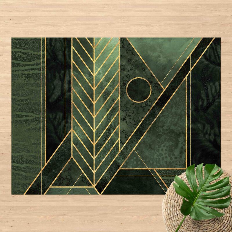 Alfombras vinílicas - Elisabeth Fredriksson - Geometric Shapes Emerald Gold - Apaisado 3:4 Dimensión LxA: 60cm x 80cm
Alfombras vinílicas - Elisabeth Fredriksson - Geometric Shapes Emerald Gold - Apaisado 3:4 Dimensión LxA: 60cm x 80cm