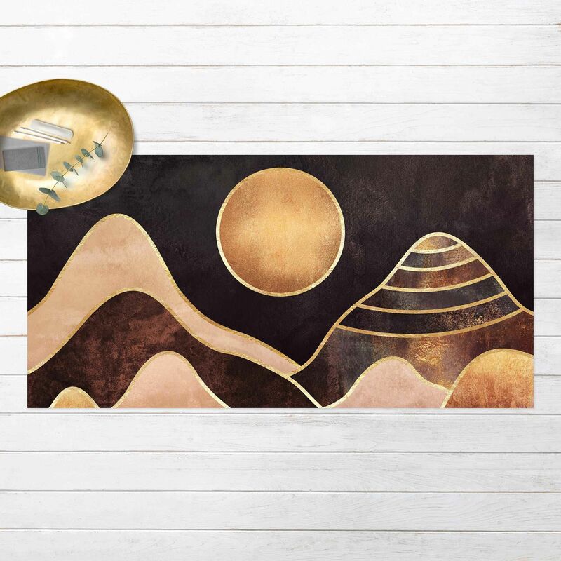 Alfombras vinílicas - Elisabeth Fredriksson - Golden Sun Abstract Mountains - Apaisado 1:2 Dimensión LxA: 70cm x 140cm
Alfombras vinílicas - Elisabeth Fredriksson - Golden Sun Abstract Mountains - Apaisado 1:2 Dimensión LxA: 70cm x 140cm