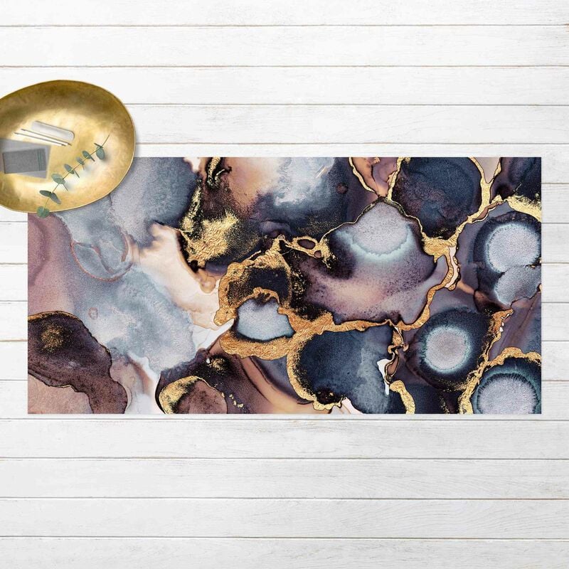 Bilderwelten - Alfombras vinílicas - Elisabeth Fredriksson - Marble Watercolour With Gold - Apaisado 1:2 Dimensión LxA: 110cm x 220cm
Bilderwelten - Alfombras vinílicas - Elisabeth Fredriksson - Marble Watercolour With Gold - Apaisado 1:2 Dimensión LxA: 110cm x 220cm