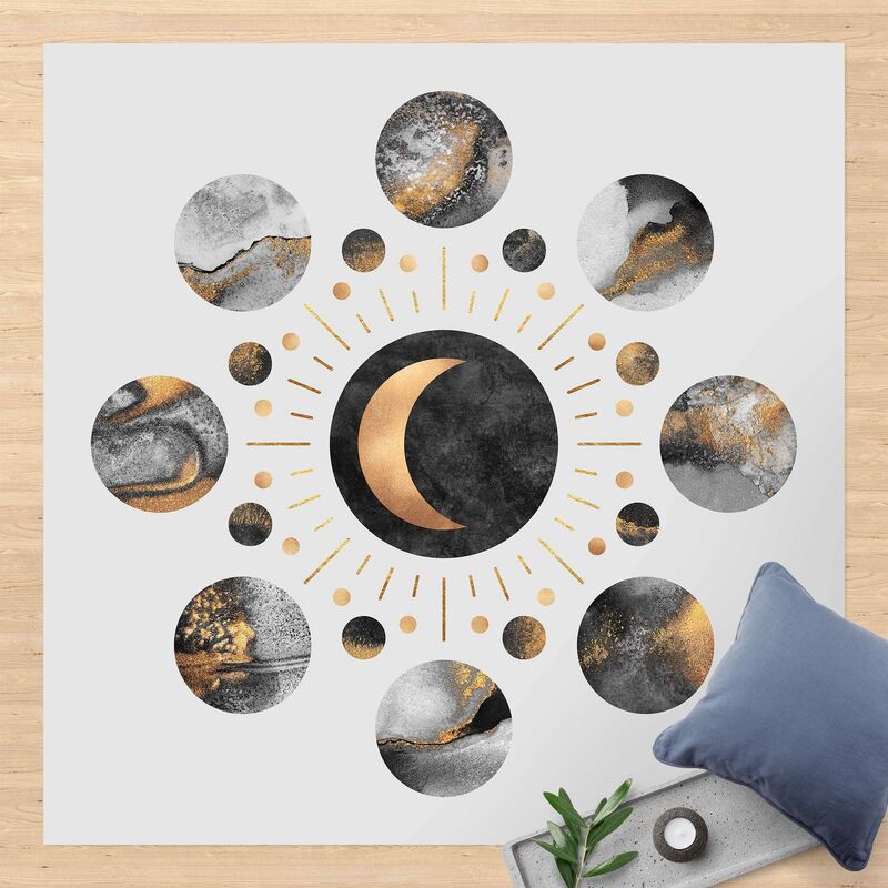 Alfombras vinílicas - Elisabeth Fredriksson - Moon Phases Abstract Gold - Cuadrado 1:1 Dimensión LxA: 40cm x 40cm
Alfombras vinílicas - Elisabeth Fredriksson - Moon Phases Abstract Gold - Cuadrado 1:1 Dimensión LxA: 40cm x 40cm