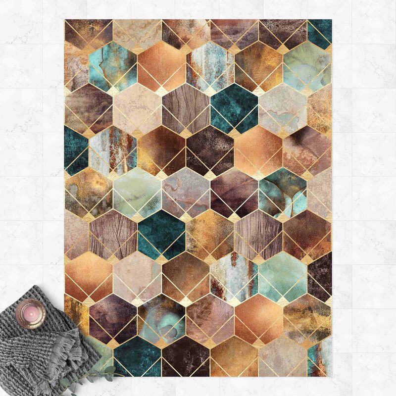 Alfombras vinílicas - Elisabeth Fredriksson - Turquoise Geometry Golden Art Deco - Alto 4:3 Dimensión LxA: 60cm x 45cm
Alfombras vinílicas - Elisabeth Fredriksson - Turquoise Geometry Golden Art Deco - Alto 4:3 Dimensión LxA: 60cm x 45cm