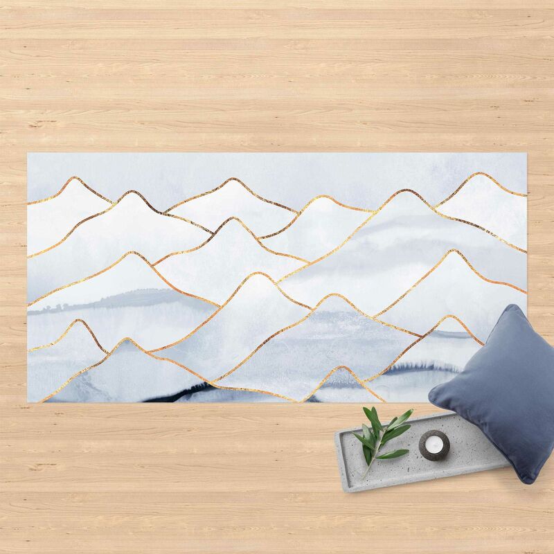 Alfombras vinílicas - Elisabeth Fredriksson - Watercolour Mountains White Gold - Apaisado 1:2 Dimensión LxA: 70cm x 140cm
Alfombras vinílicas - Elisabeth Fredriksson - Watercolour Mountains White Gold - Apaisado 1:2 Dimensión LxA: 70cm x 140cm