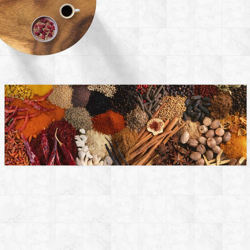 Alfombras vinílicas - Exotic Spices - Panorama Formato apaisado Dimensión LxA: 100cm x 300cm
Alfombras vinílicas - Exotic Spices - Panorama Formato apaisado Dimensión LxA: 100cm x 300cm