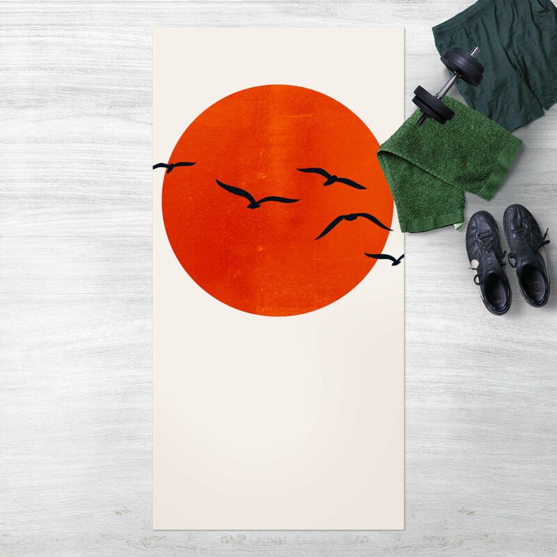 Alfombras vinílicas - Flock Of Birds In Front Of Red Sun I - Alto 2:1 Dimensión LxA: 80cm x 40cm
Alfombras vinílicas - Flock Of Birds In Front Of Red Sun I - Alto 2:1 Dimensión LxA: 80cm x 40cm