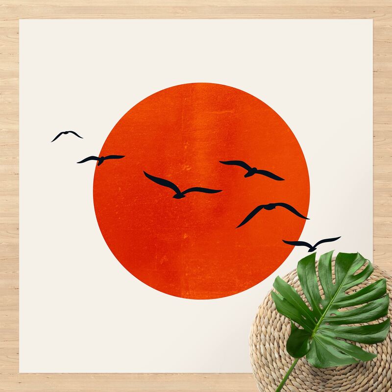 Alfombras vinílicas - Flock Of Birds In Front Of Red Sun I - Cuadrado 1:1 Dimensión LxA: 80cm x 80cm
Alfombras vinílicas - Flock Of Birds In Front Of Red Sun I - Cuadrado 1:1 Dimensión LxA: 80cm x 80cm