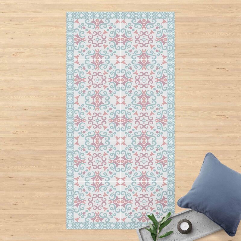 Bilderwelten - Alfombras vinílicas - Floral Tiles Bluish Purple Folklore With Border - Alto 2:1 Dimensión LxA: 180cm x 90cm
Bilderwelten - Alfombras vinílicas - Floral Tiles Bluish Purple Folklore With Border - Alto 2:1 Dimensión LxA: 180cm x 90cm