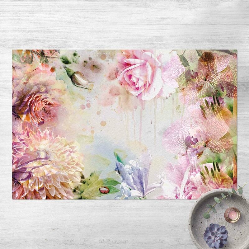 Alfombras vinílicas - Floral Watercolor - Apaisado 2:3 Dimensión LxA: 100cm x 150cm
Alfombras vinílicas - Floral Watercolor - Apaisado 2:3 Dimensión LxA: 100cm x 150cm