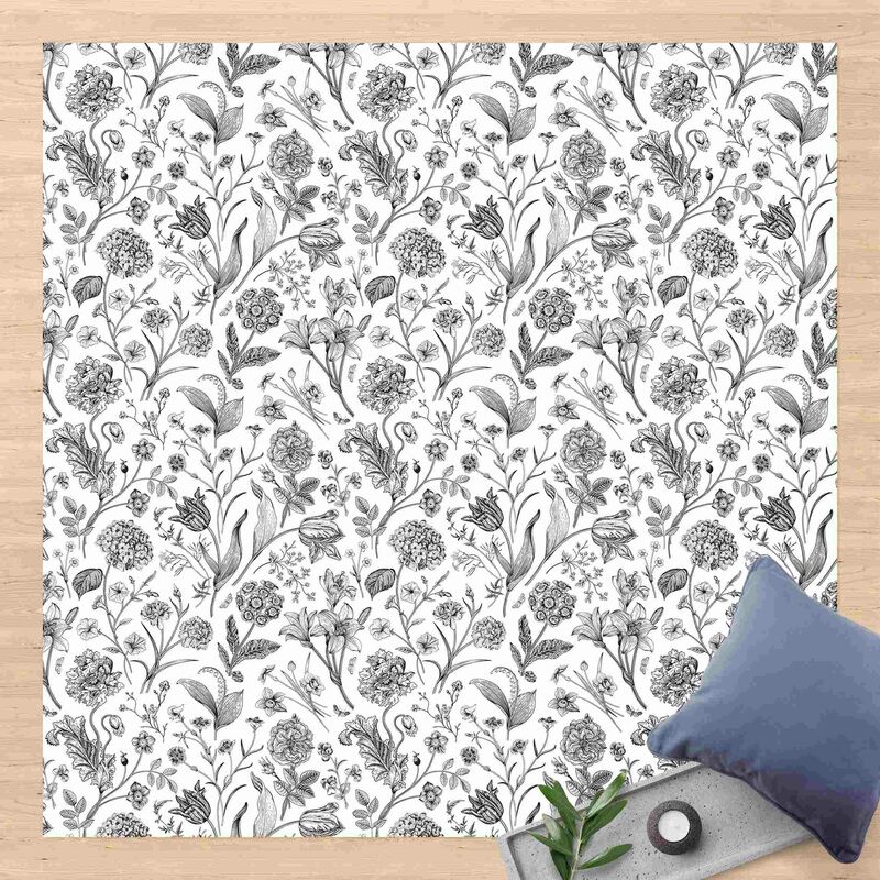 Alfombras vinílicas - Flower Dance In Black - Cuadrado 1:1 Dimensión LxA: 60cm x 60cm
Alfombras vinílicas - Flower Dance In Black - Cuadrado 1:1 Dimensión LxA: 60cm x 60cm