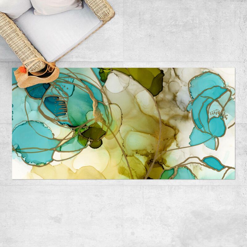 Alfombras vinílicas - Flower Facets In Watercolour - Apaisado 1:2 Dimensión LxA: 110cm x 220cm
Alfombras vinílicas - Flower Facets In Watercolour - Apaisado 1:2 Dimensión LxA: 110cm x 220cm