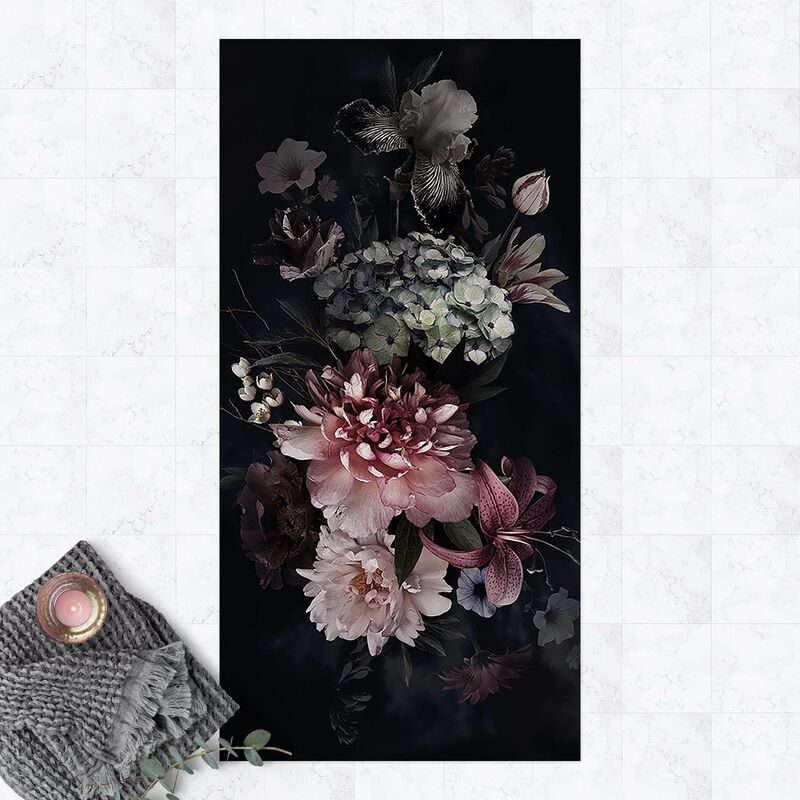 Bilderwelten - Alfombras vinílicas - Flowers With Fog On Black - Alto 2:1 Dimensión LxA: 200cm x 100cm
Bilderwelten - Alfombras vinílicas - Flowers With Fog On Black - Alto 2:1 Dimensión LxA: 200cm x 100cm