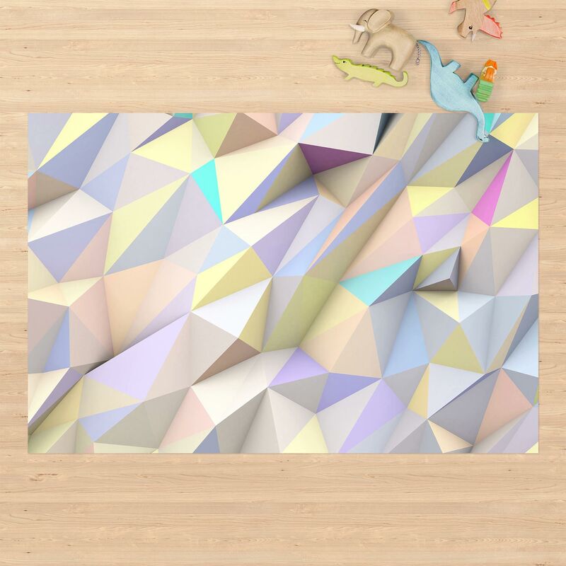 Alfombras vinílicas - Geometrical Pastel Triangles In 3D - Apaisado 2:3 Dimensión LxA: 120cm x 180cm
Alfombras vinílicas - Geometrical Pastel Triangles In 3D - Apaisado 2:3 Dimensión LxA: 120cm x 180cm