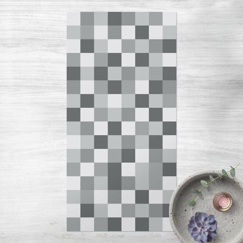 Alfombras vinílicas - Geometrical Pattern Mosaic Grey - Alto 2:1 Dimensión LxA: 160cm x 80cm
Alfombras vinílicas - Geometrical Pattern Mosaic Grey - Alto 2:1 Dimensión LxA: 160cm x 80cm