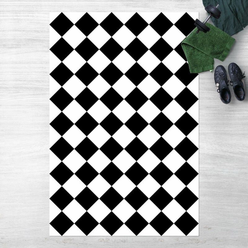 Alfombras vinílicas - Geometrical Pattern Rotated Chessboard Black And White - Alto 3:2 Dimensión LxA: 180cm x 120cm
Alfombras vinílicas - Geometrical Pattern Rotated Chessboard Black And White - Alto 3:2 Dimensión LxA: 180cm x 120cm