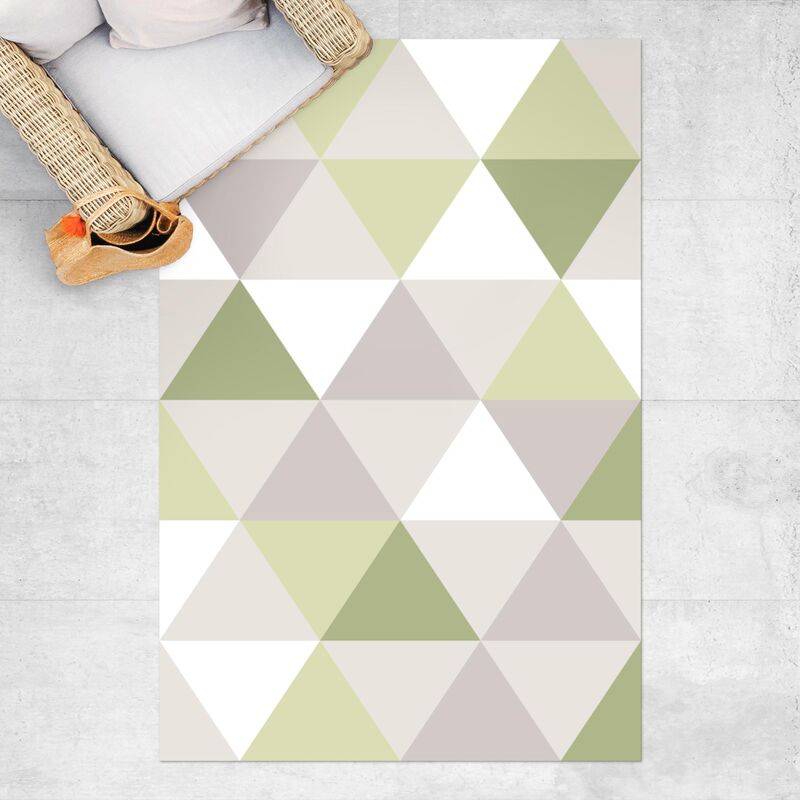 Alfombras vinílicas - Geometrical Pattern Tilted Triangle Green - Alto 3:2 Dimensión LxA: 60cm x 40cm
Alfombras vinílicas - Geometrical Pattern Tilted Triangle Green - Alto 3:2 Dimensión LxA: 60cm x 40cm