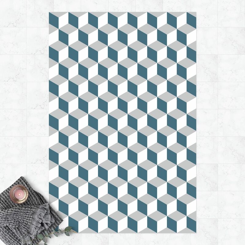 Alfombras vinílicas - Geometrical Tile Mix Cubes Blue Grey - Alto 3:2 Dimensión LxA: 210cm x 140cm
Alfombras vinílicas - Geometrical Tile Mix Cubes Blue Grey - Alto 3:2 Dimensión LxA: 210cm x 140cm