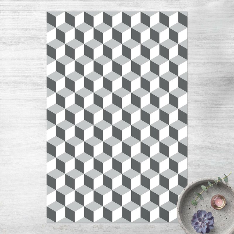 Alfombras vinílicas - Geometrical Tile Mix Cubes Grey - Alto 3:2 Dimensión LxA: 150cm x 100cm
Alfombras vinílicas - Geometrical Tile Mix Cubes Grey - Alto 3:2 Dimensión LxA: 150cm x 100cm