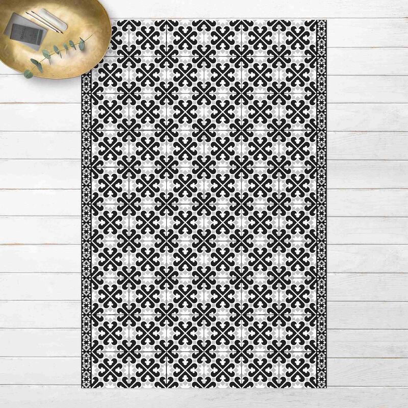 Alfombras vinílicas - Geometrical Tile Mix Hearts Black - Alto 3:2 Dimensión LxA: 180cm x 120cm
Alfombras vinílicas - Geometrical Tile Mix Hearts Black - Alto 3:2 Dimensión LxA: 180cm x 120cm